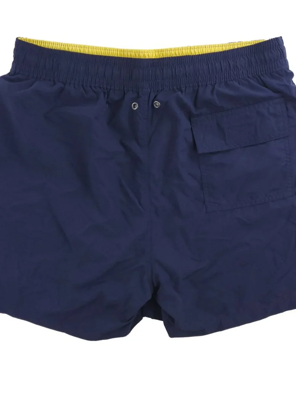 Polo Ralph Lauren Vintage Swim Shorts Trunks Pony Pockets Navy Blue Men's Large